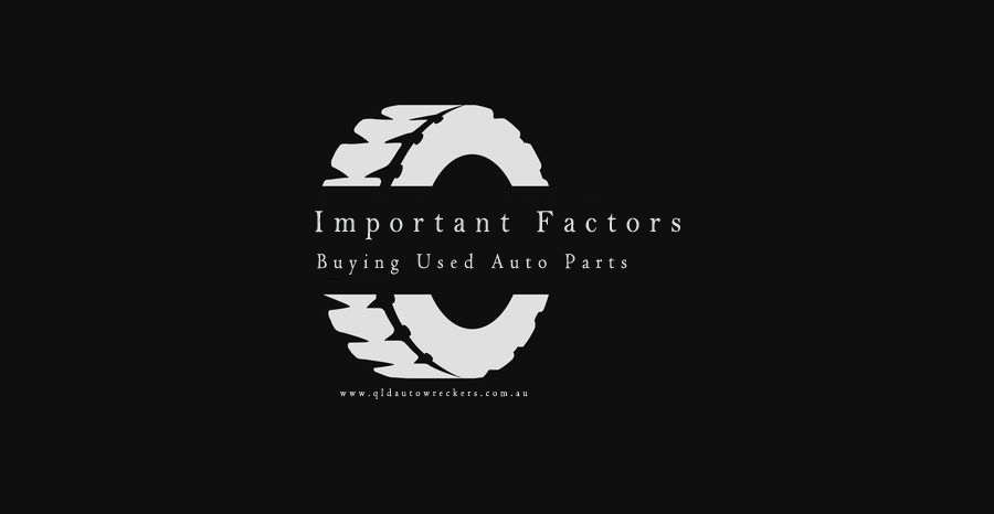 Used Auto Parts From An Auto Wrecker